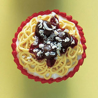 Fake Pasta Cupcake
